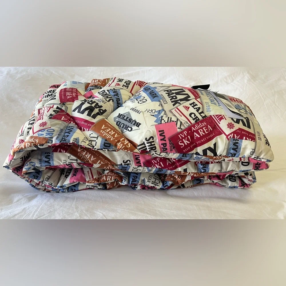 Adidas x Ivy Park | Quilted Puffer Print Logo Scarf | Contemporary OS NWT